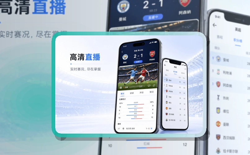 移动观赛入口 · 手机端赛事入口 · 网页补充更灵活界面展示
